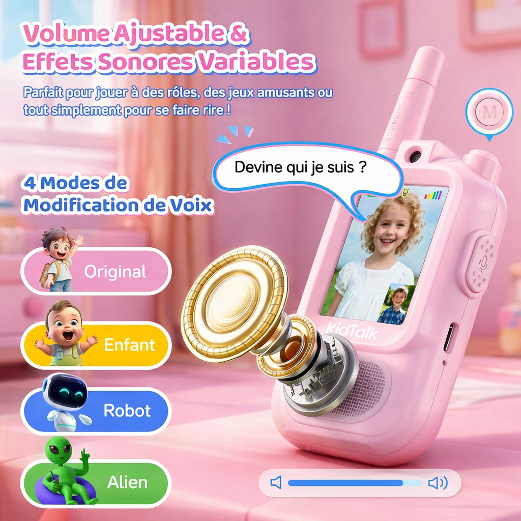 KidTalk - Talkie-walkie vidéo pour enfants